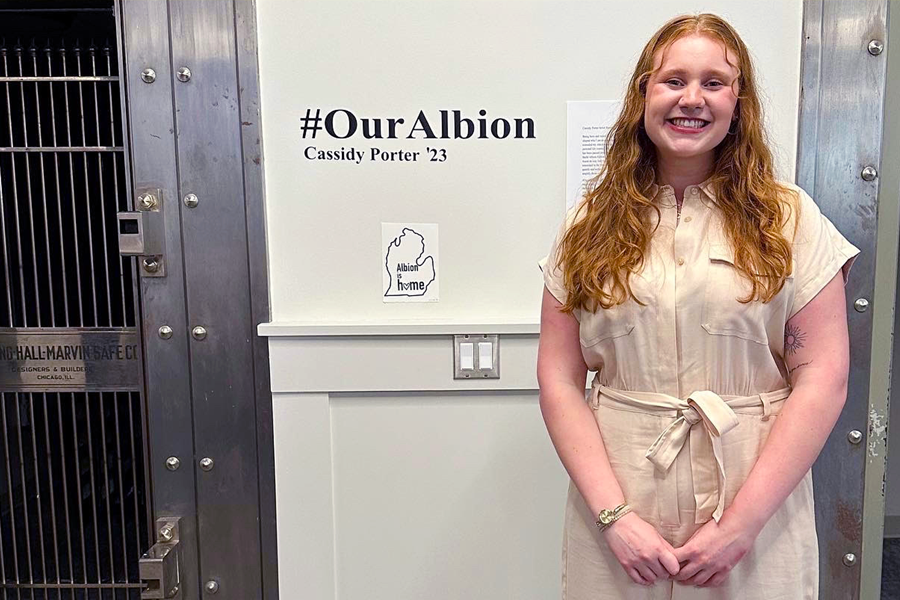 Cassidy Porter, ’23, Spotlights Women Of Albion With Capstone Project 