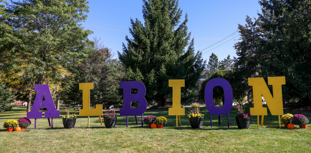 Albion letter display